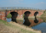 The old road bridge over the River Witham near Tattershall.