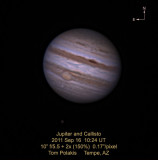 Jupiter: 9/19/11 (150%)