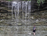 Dust Bunny & Ruby @ Wequiock Falls, GreenBay WI
