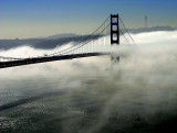 Foggy Golden Gate Bridge 