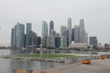 Skyline of Singapore City, 2011