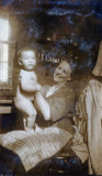 Elsa Fricker my grandmother with my Dad William Norman Fricker ~1923