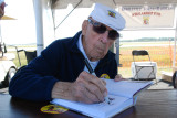 FIA3-27-2011 - Doolittle Raider, Col. Richard E Cole Autographing  Book on The Doolittle Raid