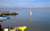 Sand bar near San Louis Pass ,Galveston West Bay