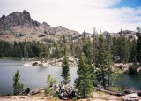 The Blue Lakes Area in Californias Sierra Mountains