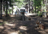 Camping in a Freebie Site on the Road to Eagle Lakes