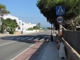 Crazy Place for Bus Stop - Buses Obscure Speed Restriction & Crossing