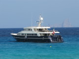 Superyacht Benedetta 2 at Illetes - June 2012
