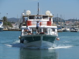 Santa Eulalia Ferry Princesa De La Mar Arriving at Ibiza