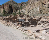 First the Anasazi built the Pueblo on the Floor of the Canyon