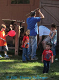 Kids love to watch Apple Cider Pressing