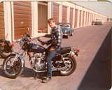 Me, on my last motorcycle - 1978