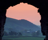 Sunset  over  the  Clun  valley