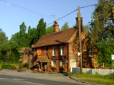 C 17th century  Grade II Listed The  Red  Lion  pub.