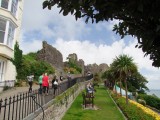 Tenby  seafront  ascent  to  the  castle.