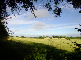 Looking  down  at  Black  House  Court  Farm.