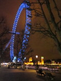 The  London  Eye  at  night.