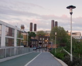 Ballast  Quay  from  Parkside  Walk.,SE10