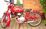 A James motorcycle, with a Villiers engine.