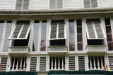 Typical, oldstyle windows in Georgetown, Guyana