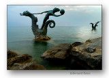 Sculptures (bord du lac Lman)