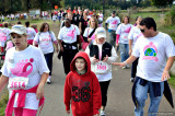 Komen Race For The Cure - My Daughter and Grandson In Front