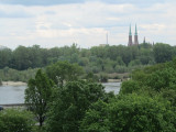 ...overlooking the Vistula