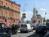 near the west bank of the Dnipro