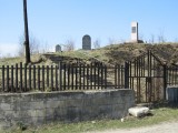 at the old cemetery, near the town center