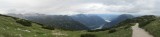 panorama: from the Dachstein trail
