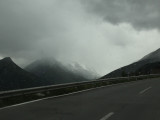 hmmm... weather getting a bit dark as we ascend