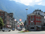 now heading south, we stop in the old town of Glarus