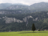 after the rain in the Bernese Highlands, water is flowing everywhere