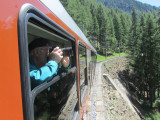 ...to catch the cog train up to Gornergrat