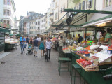 the produce market at Piazza delle Erbe