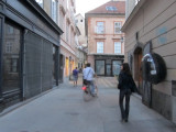 in the Židovska ulica, the old Jewish quarter