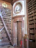 its an 18th-c. library building with 200,000 books from 1501 to 1850...