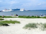 looking across the bay to the ferry terminal