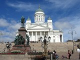 Senate square, in front of the cathedral