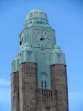 deco elements in the central train station, tower...