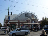 now we are back in town at the historic Pryvoz market