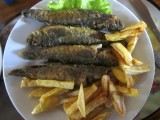 our appetites are ready for a local specialty: bull-headed 'bychky' (goby)