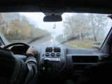 heading south from Lviv with driver Vitaly and guide Alex