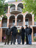 then Mr. Wexler introduces us to the head of the Romani community, at his home