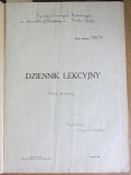  Inside the 1935/36 record book for the school, with students' and teachers' information and photos