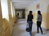 Touring the school, with English Teacher Dominika Michalska