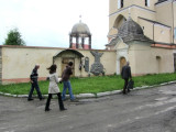 now we visit the Ukrainian church, which bordered the Jewish Ghetto during WWII