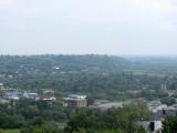 in the distance, the Pepper Mountains