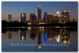 Austin Cityscape - Austin Skyline from Ladybird Lake