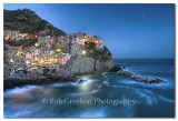 The Cinque Terre - Moon over Manarola